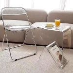 이동식 모듈 아크릴 잡지 인테리어 테이블 꽂이 사이드