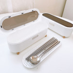 분리형 물빠짐 젓가락 수저케이스 뚜껑있는 수저통