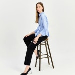 에스쏠레지아 하프 S쏠레지아에스쏠레지아 스트레치 슬림핏 팬츠 SOO3ZP