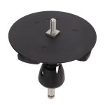 블랙 윈드서핑 마스트 풋 베이스 서핑 텐던 조인트 베이스 360 범용 대체품