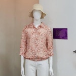 올리비아하슬러 올리비아하슬러 DP01 에스닉패턴 7부 셔츠 95 95 OHDMBL104 723595