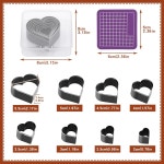 8개 가죽 원형 커터 도구 세트 펀치 DIY 공예용 고탄소강 공예 펀칭 다이 8 사이즈 20 25 30 35 40 45 8 Pcs Round