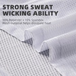 여성용 록브로스 사이클링 베이스 레이어 통기성 메쉬 민소매 저지 퀵 드라이 슬림 자전거 셔츠 X-Small-Small