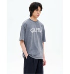 에잇세컨즈 피그먼트다잉 컬러 그래픽 티셔츠 225642BQ3P