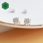 원포인트 에센스 귀걸이 - 모이사나이트