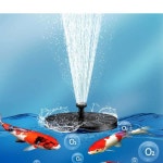 연못 바닥 분수 스몰 폭포 야외분수 구리 직경 기구 실내분수대 탁상 데코 인공 1 태양광 부양분수 산소증폭 분수