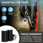 캠볼리 3PCS 오토바이 시프터 신발 보호대 신발용 수축 기어 변속 커버 남성용 파라 모터스 액세서리 부츠용 고무 패드 퀵 3 PCS