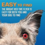 너프견 아토믹 플라이어 야외용 개 장난감 10 플라잉 디스크 가져오기 중형견과 대형견을 위한 고무견