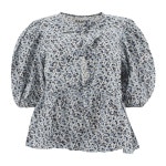 GANNI 플라워 블라우스 F9449