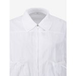 씨씨콜렉트 포켓 리본 크롭 블루종 점퍼 C252MSJ034