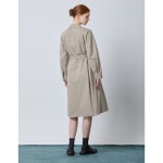 씨씨콜렉트 벨티드 롱 셔츠 원피스 C243MSE005