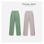 써스데이아일랜드 비조 디테일 팬츠 T234MPT238W