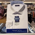 바찌 NC경산점 바찌 23 봄 상 TR스판 짱짱 남자 남성 슬림핏 긴팔셔츠 VD1M1BS515AO 110