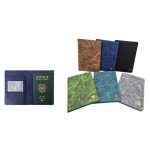 고급 여권 여행 가방 지갑 안전 케이스 로얄 오피스디포 황금 한지누리