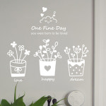 어느멋진날에 벽지 창문 포인트 그래픽스티커