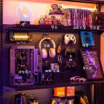 스탠딩 타공판 보드판 책장 판매대 거치대 폰케이스 무광