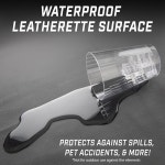 GoSports 8피트 프리미엄 가죽 풀 테이블 커버 - 방수 찢어짐 방지 헤비 듀티 실내 실외 당구