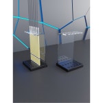 큐대걸이 큣대 진열 열쇠식 보관대 당구용품 포켓볼 벽장 스틱 투명하다 수납장 보관 6칸