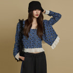 딘트 펀칭 데님 자켓 J2721