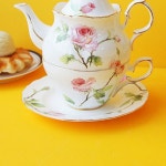 로즈플로라 티포원 커피잔 티포트세트 머그 찻잔