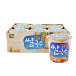 백제 쌀국수 멸치맛 미니컵 58g x 6개 1박스