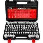 Pikwo 160 PC JIC ORFS 마스터 산업용 유압 캡 플러그 호스 튜브 파이프 피팅 키트 정밀 나사산 ORFS 37 대시 크기 4 6 8 10 12 16 160