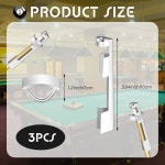 당구대 팁 교체 키트 액세서리용 펀러스 당구 큐 클램프 풀 스틱 스테인리스 스틸