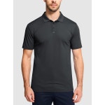 남성용 3팩 퀵 드라이 골프 폴로 셔츠 핏 모이스처 위킹 퍼포먼스 여름 운동 캐주얼 반팔 Green X-Large