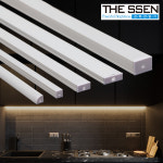 동성조명 더쎈 더쎈 LED 에뮤즈 라인 시스템 직부등 직부형 마감캡 클립 주광색 1개 M3010