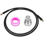 AMZCNC 10 10000psi 고압 유압 호스 커플러 3 8 스레드 어셈블리 1 4 ID x 10 ft 10000 PSI 3 8 CH-604