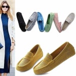 매쉬 가죽 스티치 로퍼 KM21s037