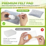 MOREJMTT 바늘 펠팅 키트 6개의 PCS 농장 동물 초보자 울 펠트 도구 폼 패드 초보 성인 농장 동물 을 위한 공예 파티 Farm Animals