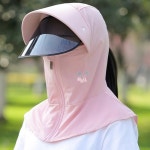 풀커버 썬캡 등산모자 선가드 자외선차단모자