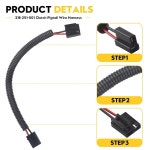 클러치 피그테일 와이어 하네스 큐브 카데 MTD 트로이 빌트 허스크바르나 장인 5218-251-001 500062 539105637 71410019 71410021