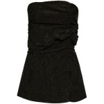 GANNI strapless viscose top F9397