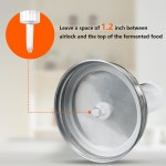 아트컴 32 PC 발효 에어락 뚜껑 키트 세트 - 대형 와이드 마우스 메이슨 병용