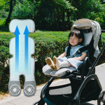 보아르 아가윈디 유모차 통풍 쿨 시트 2세대 듀얼팬
