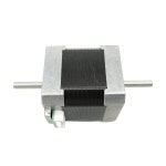 이중 샤프트 Nema17 스테퍼 모터 42mm42mm48mm 0 44 N m 2상 양극 4 리드 와이어