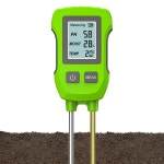 3in 1 디지털 LCD 토양 테스터 PH수분온도 집 식물용 백라이트가 고정밀 측정기 정원 잔디 농장