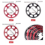 DEKAS 원형 체인링 104BCD 40T 42T 46T 48T 50T 52T 좁은 와이드 7 8 9 10 11 12 스피드 체인 원형 Round 40T Round