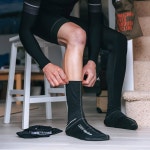 그립그랩 봄 가을 방풍 자전거 양말 롱 하이컷 프리 모양의 추운 날씨 키 6-7 Tall