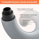 플로라 가드 가든 호스 홀더 1 2 65피트 동결 방지 UV 소프트웨어 릴 월 마운트 탈착식 릴 3 4 압력 피팅 9 패턴 노즐