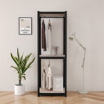 홈던트하우스 홈던트하우스 제조 스피드랙 업그레이드형 홈던트하우스 무볼트 조립식 행거 600 x 400 x 1800 3단 2행거