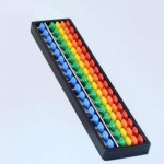 어린이 수 셈 판 미니 수 교구 주판 놀이 17선