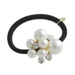 반텐 VINGTAINE 랜덤 진주 비주 헤어 고무 단순 우아한 액세서리 여성 어른