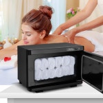 핫 타월 워머 8L 워머 스파 페이셜용 프로페셔널 작은 캐비닛 살롱 이발소 에스테틱에 적합 Dark