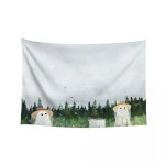 꿀벌장에서 유령이 태피스트리 배경 화면 홈 장식 애니메이션 벽