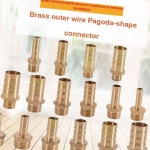 황동 파이프 피팅 10 12 호스 바브 커넥터 구리 커플러 어댑터 옵션 1 1 8 Barb