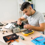 앨리스셋 6개 소형 공구 파우치 1680D 옥스포드 지퍼백 투명 창 다용도 지퍼 정리 Multicolor