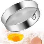 밀가루 체 스테인리스 스틸 8 60메쉬 미세 메쉬 스트레인 케이크 빵 굽기용